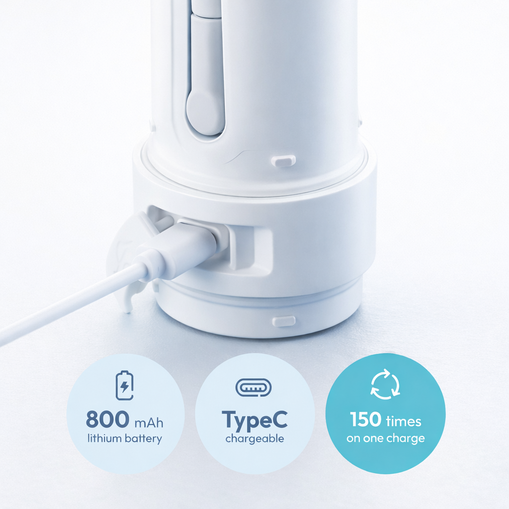 USB rechargeable portable bidet
